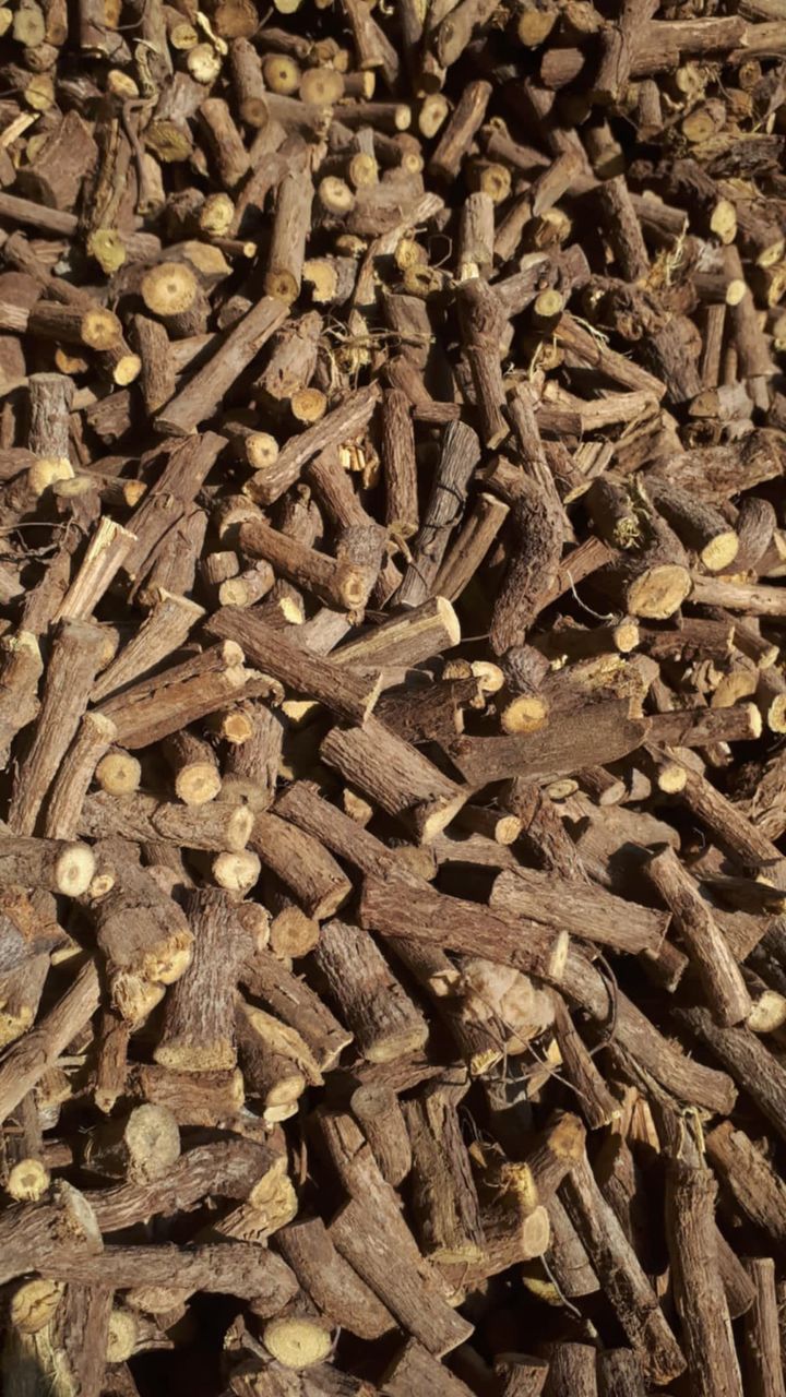 Baled Afghan licorice roots ready for export